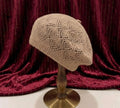 Béret Femme Marron en Acrylique – Bonnet Tricoté Léger Style Français
