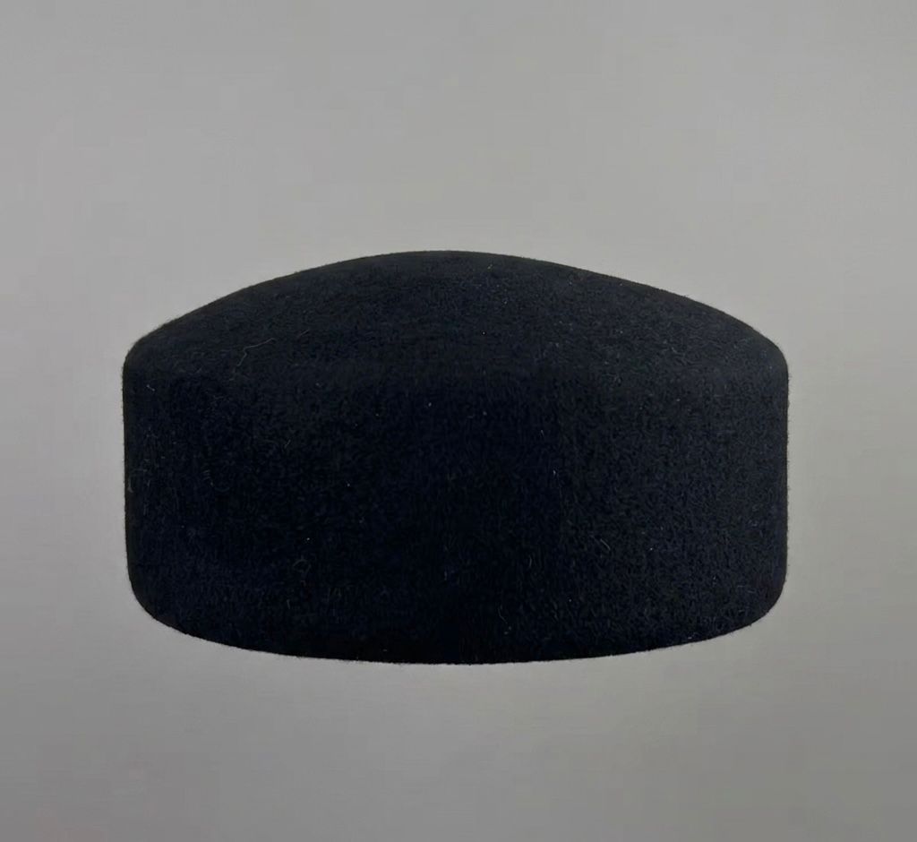 Béret femme  laine noir – Béret vintage élégant style peintre hiver