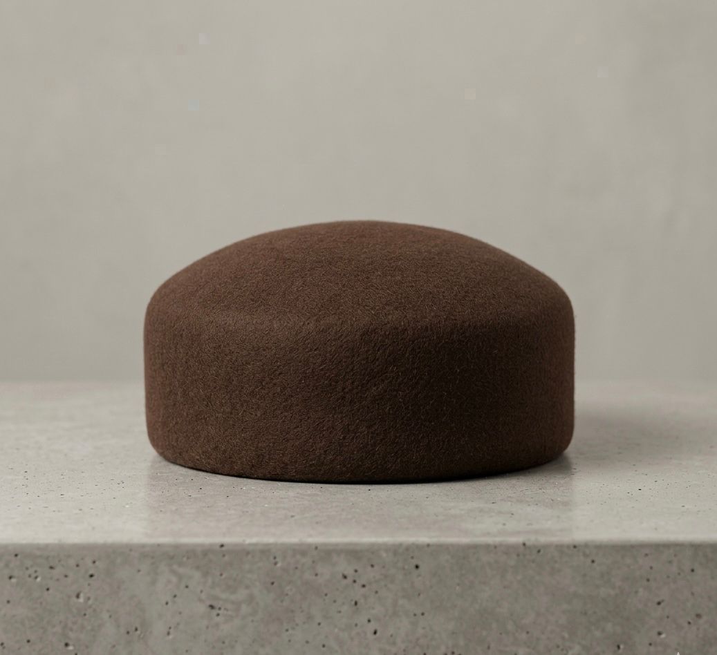 Béret femme laine coffee – Béret vintage élégant hiver style peintre