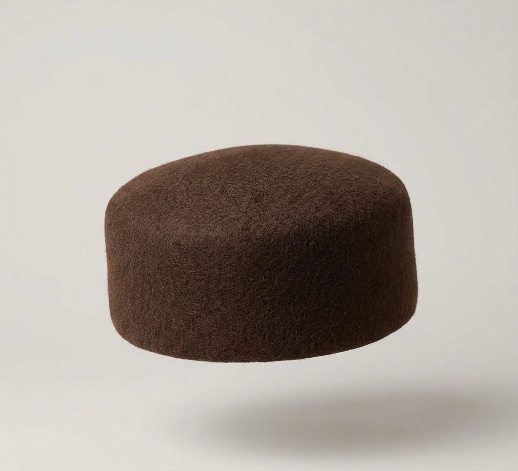 Béret femme laine coffee – Béret vintage élégant hiver style peintre