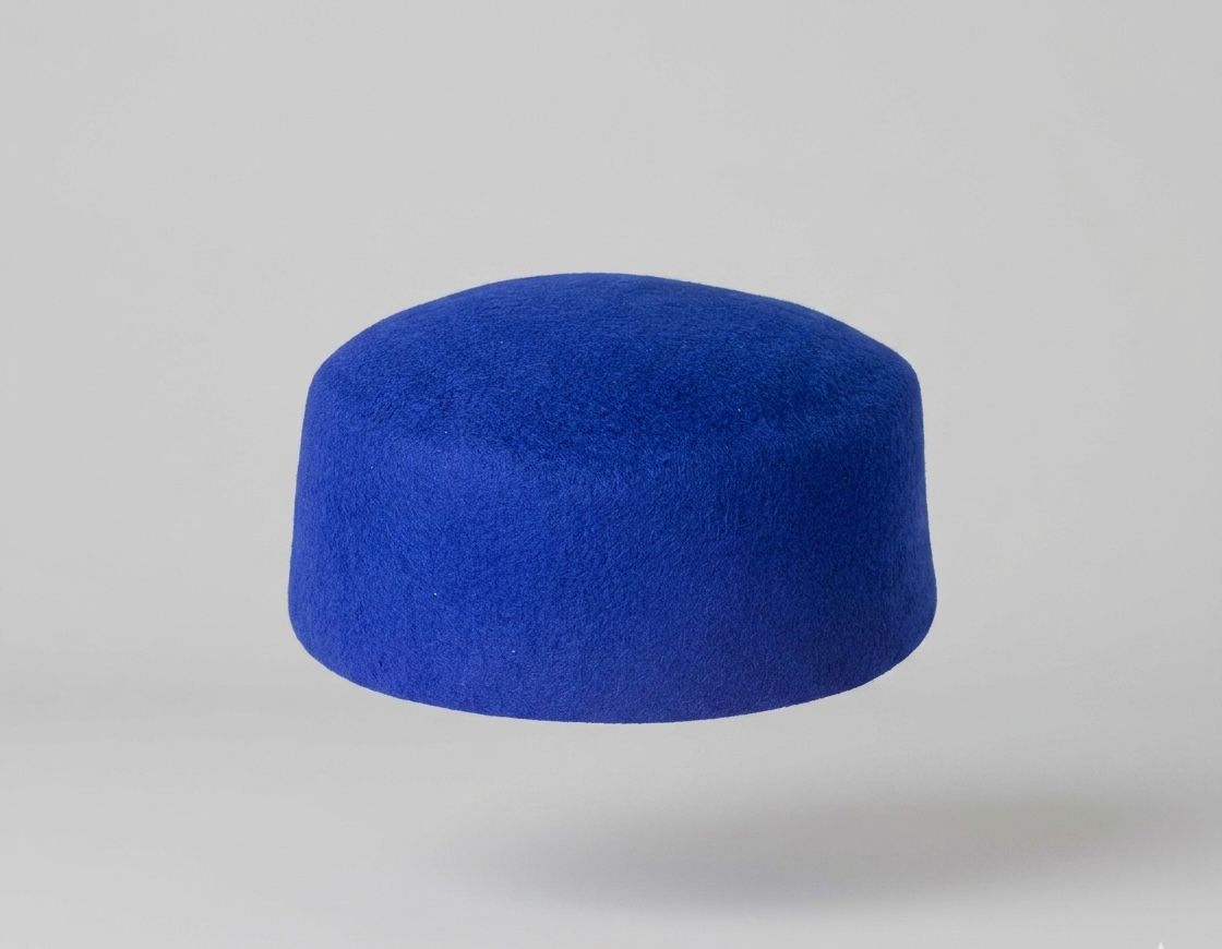 Béret femme laine bleu – Béret vintage élégant style peintre hiver