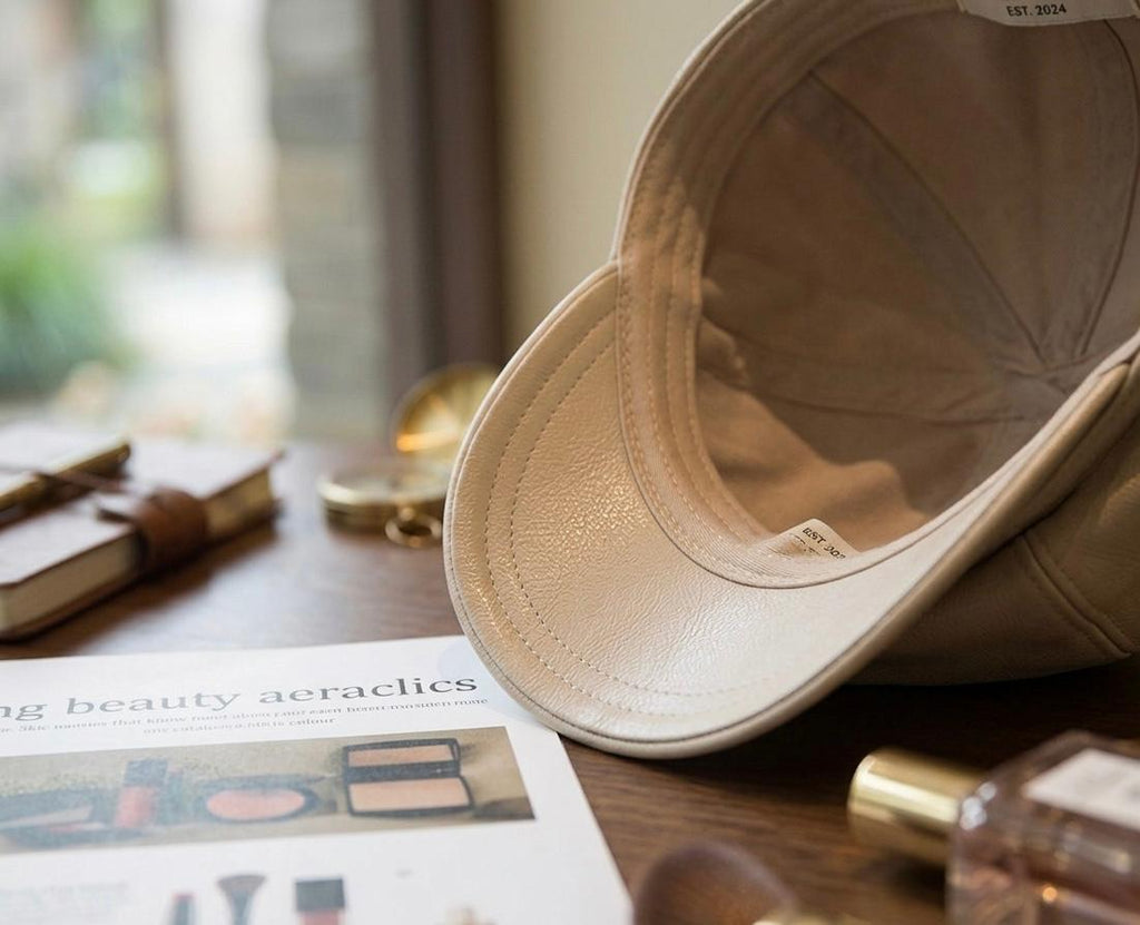Casquette de peintre beige femme – Accessoire automne hiver vintage et élégant