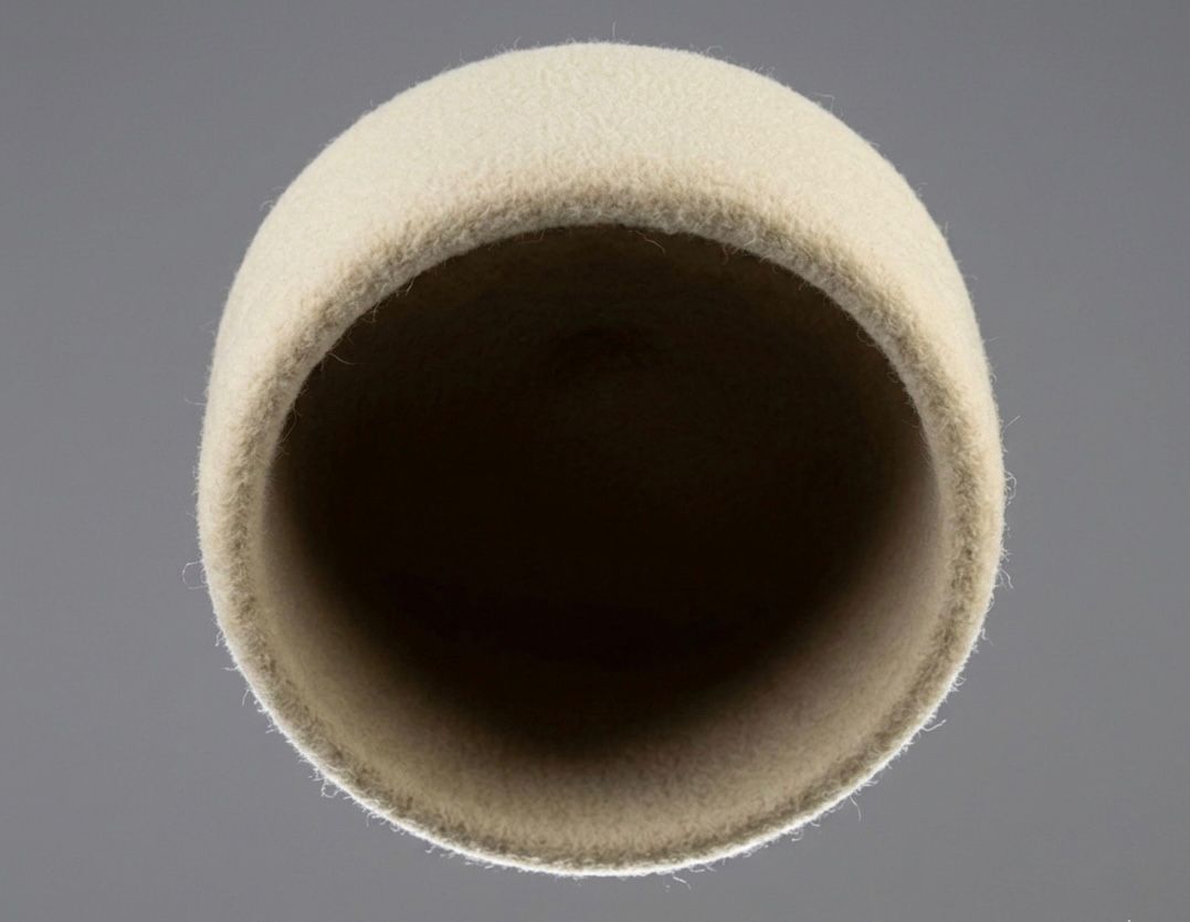 Béret femme laine blanc – Béret vintage élégant style peintre hiver