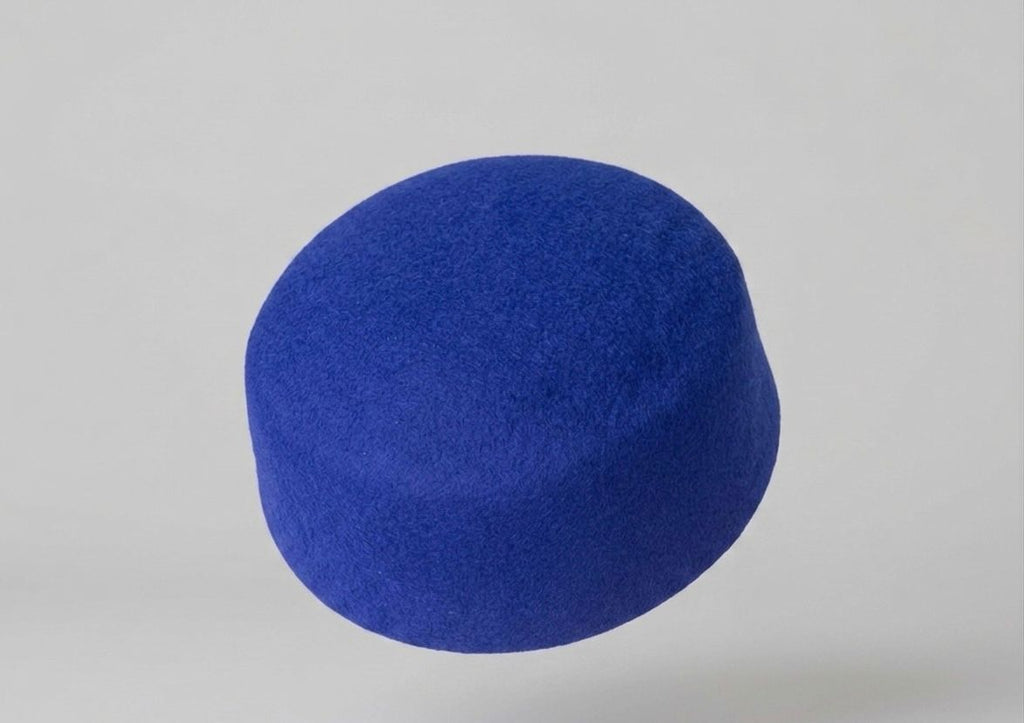 Béret femme laine bleu – Béret vintage élégant style peintre hiver