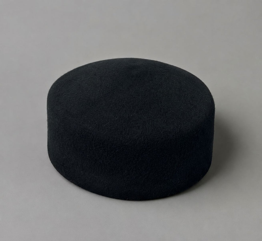 Béret femme  laine noir – Béret vintage élégant style peintre hiver
