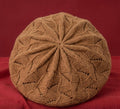 Béret femme tricoté en acrylique – Camel – Style bohème.