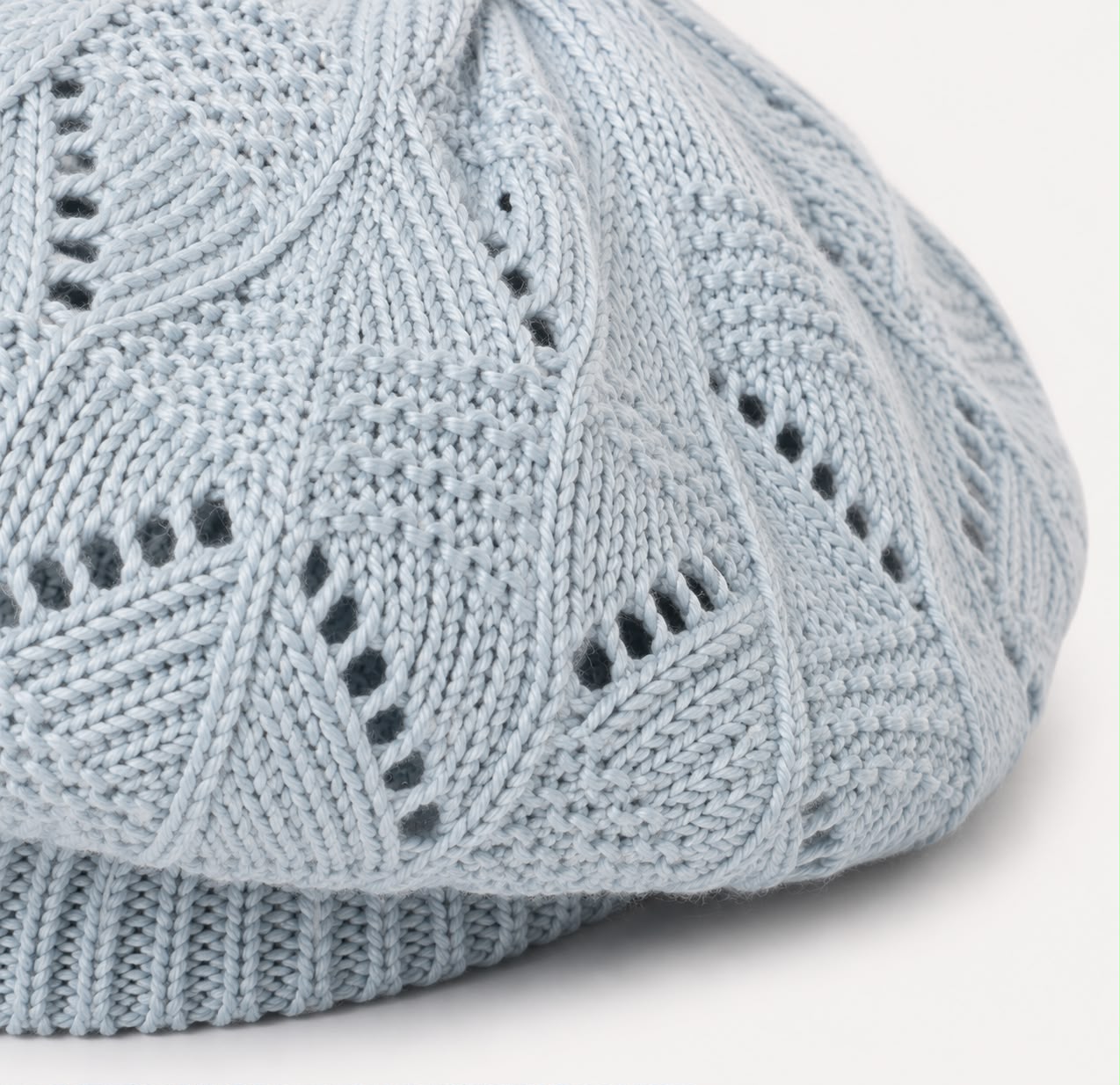 Béret Femme Gris Clair | Tricot Acrylique