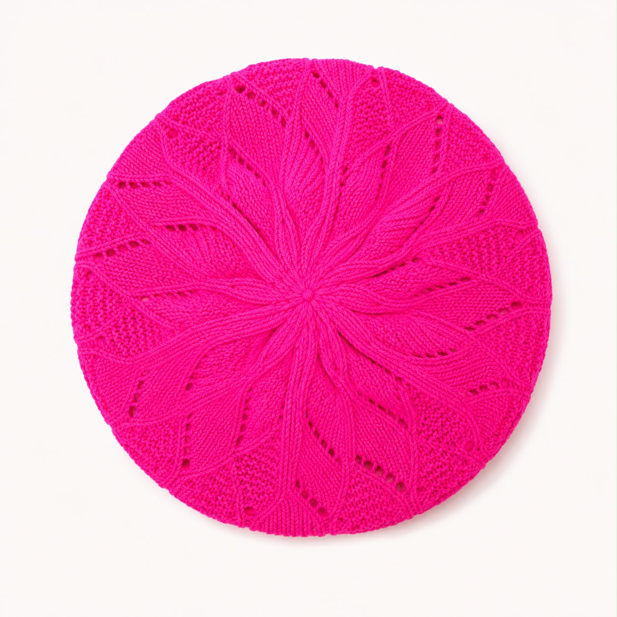 Béret Femme Rose Fuchsia | Tricot Acrylique