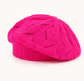 Béret Femme Rose Fuchsia | Tricot Acrylique