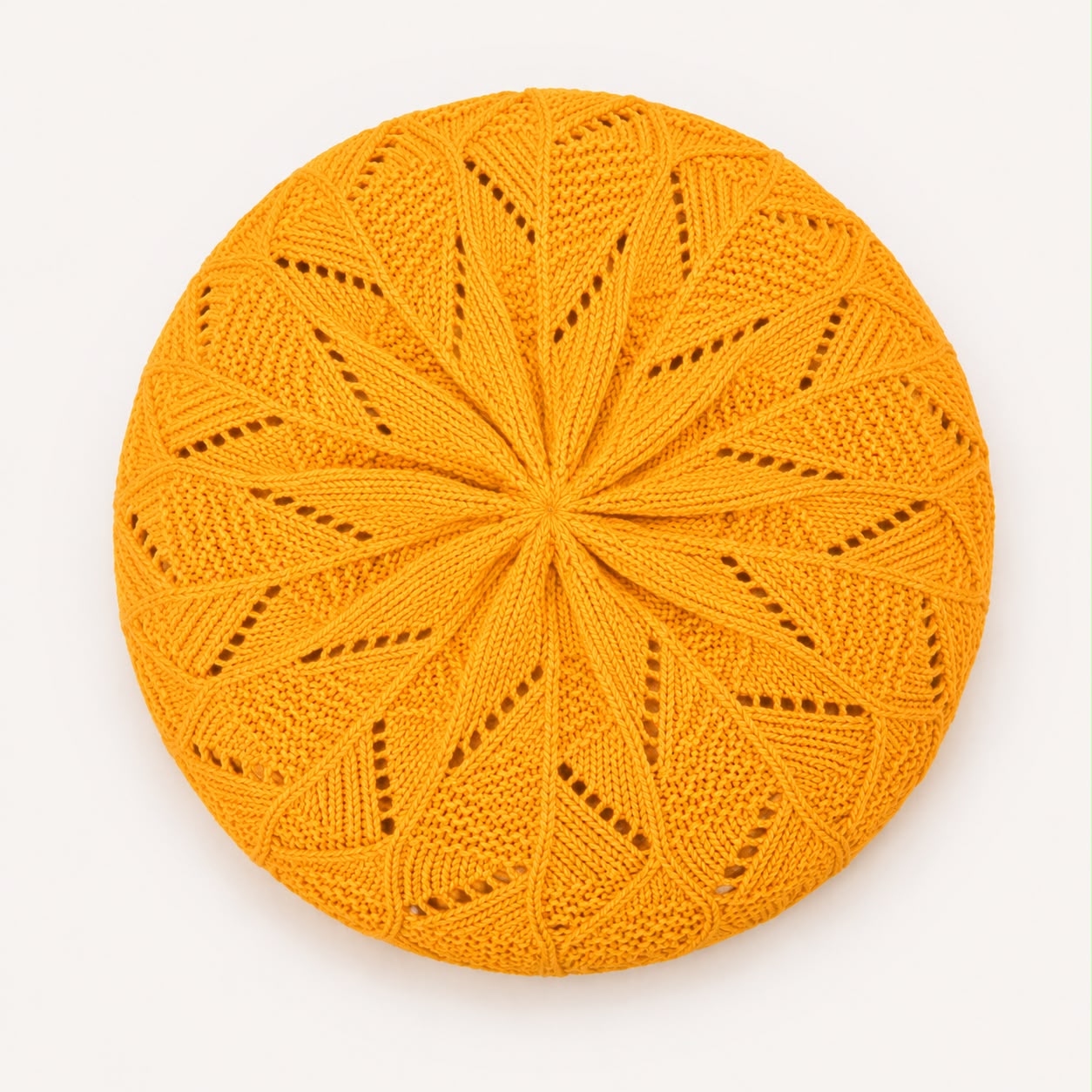 Béret Femme Jaune Moutarde | Tricot Acrylique
