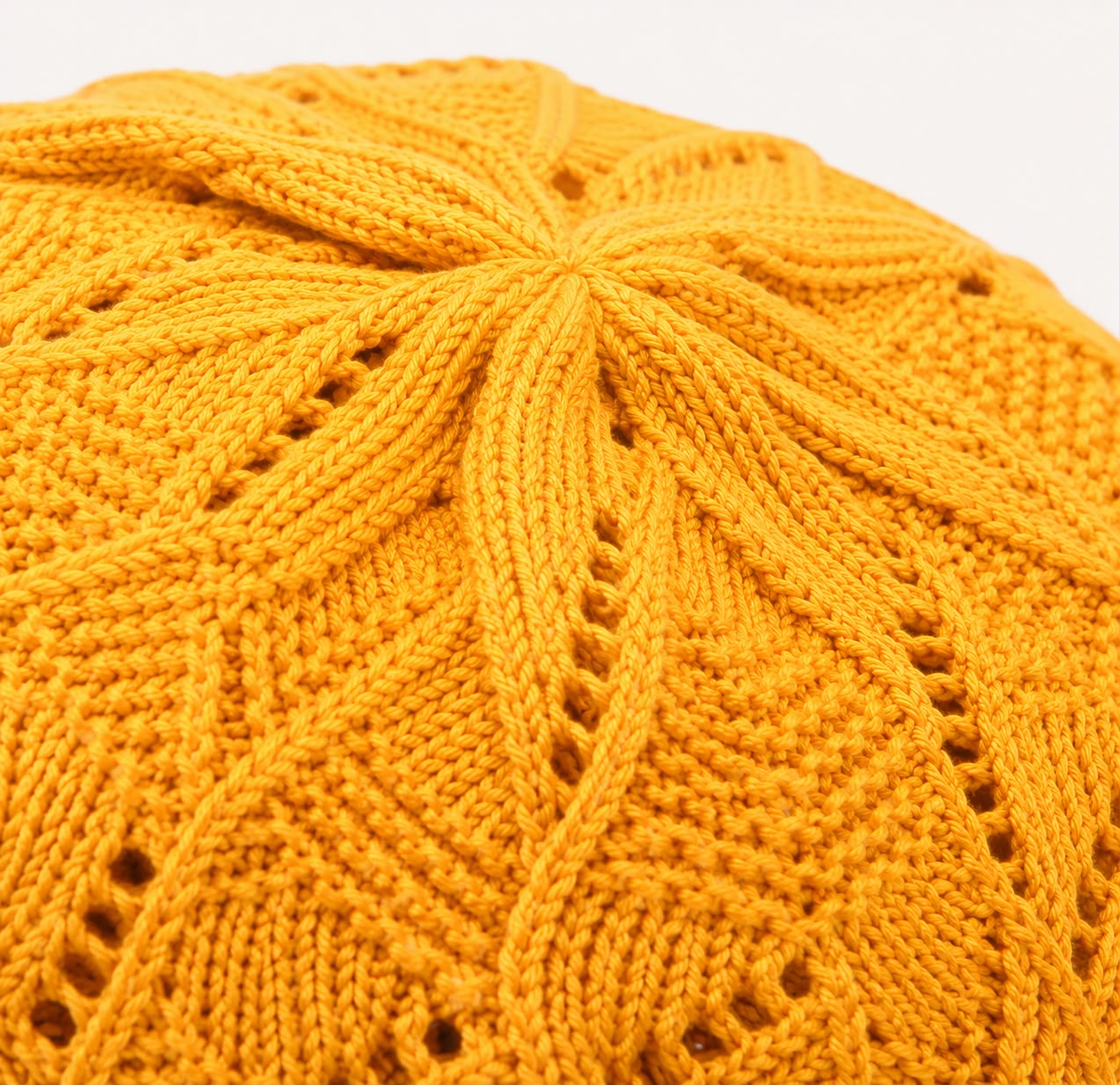 Béret Femme Jaune Moutarde | Tricot Acrylique