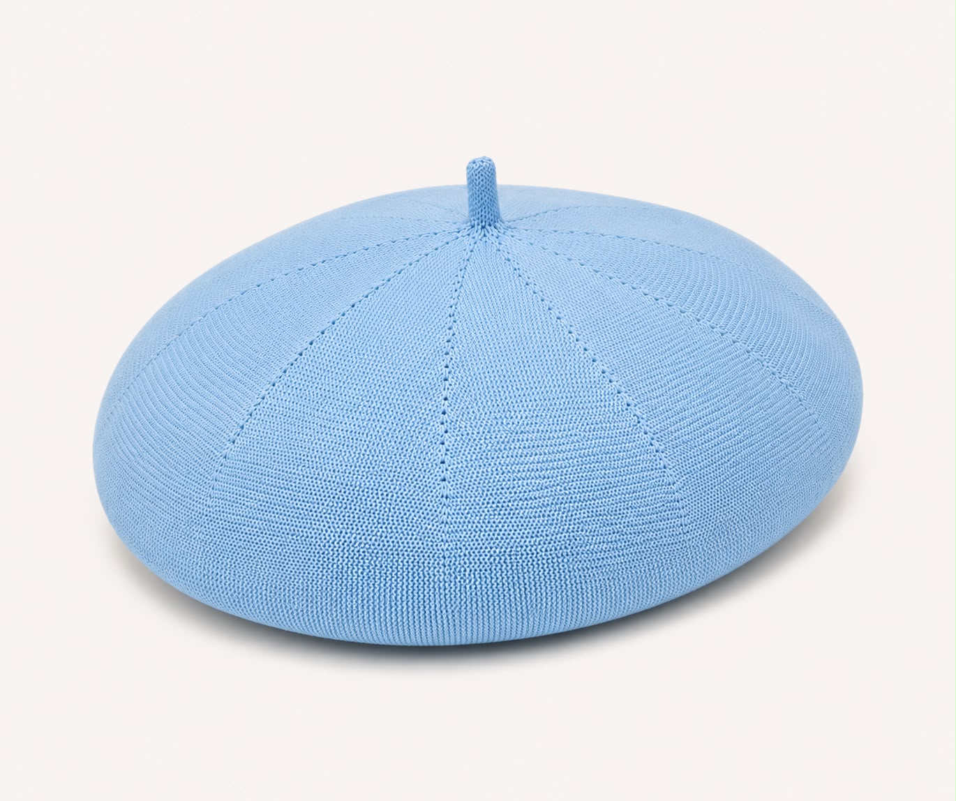 Casquette Béret Femme Bleu | Coton Tricoté
