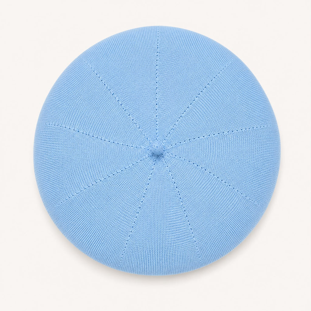 Casquette Béret Femme Bleu | Coton Tricoté