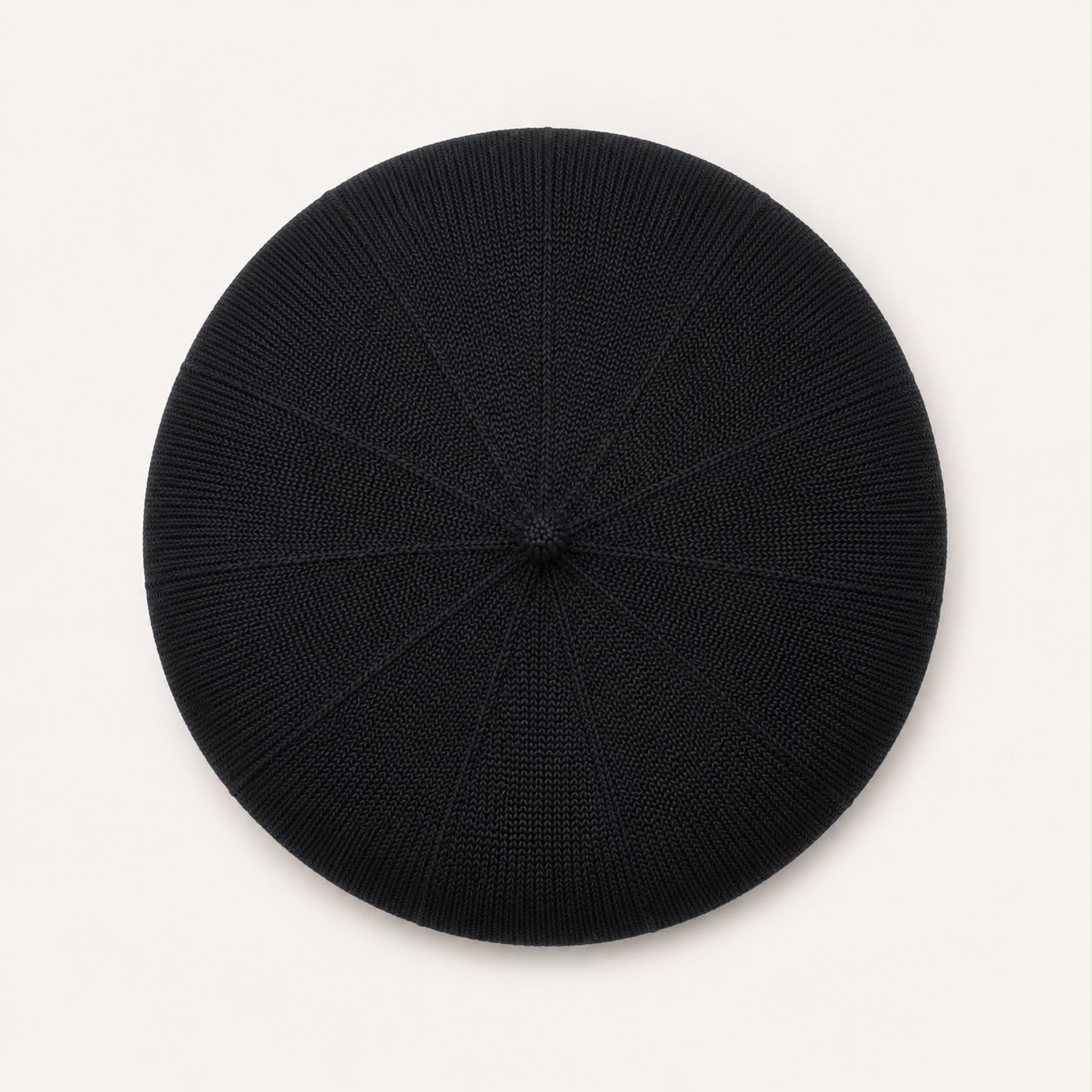 Casquette Béret Femme Noir | Coton Tricoté