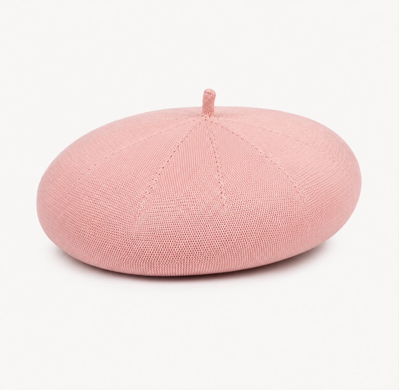 Casquette Béret Femme Rose | Coton Tricoté