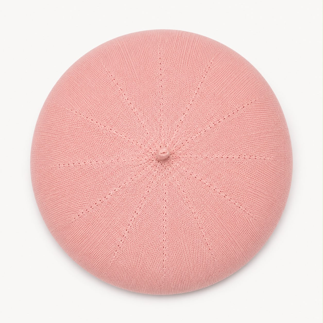 Casquette Béret Femme Rose | Coton Tricoté