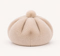 Béret femme fourrure beige – Béret chaud hiver style artiste peintre