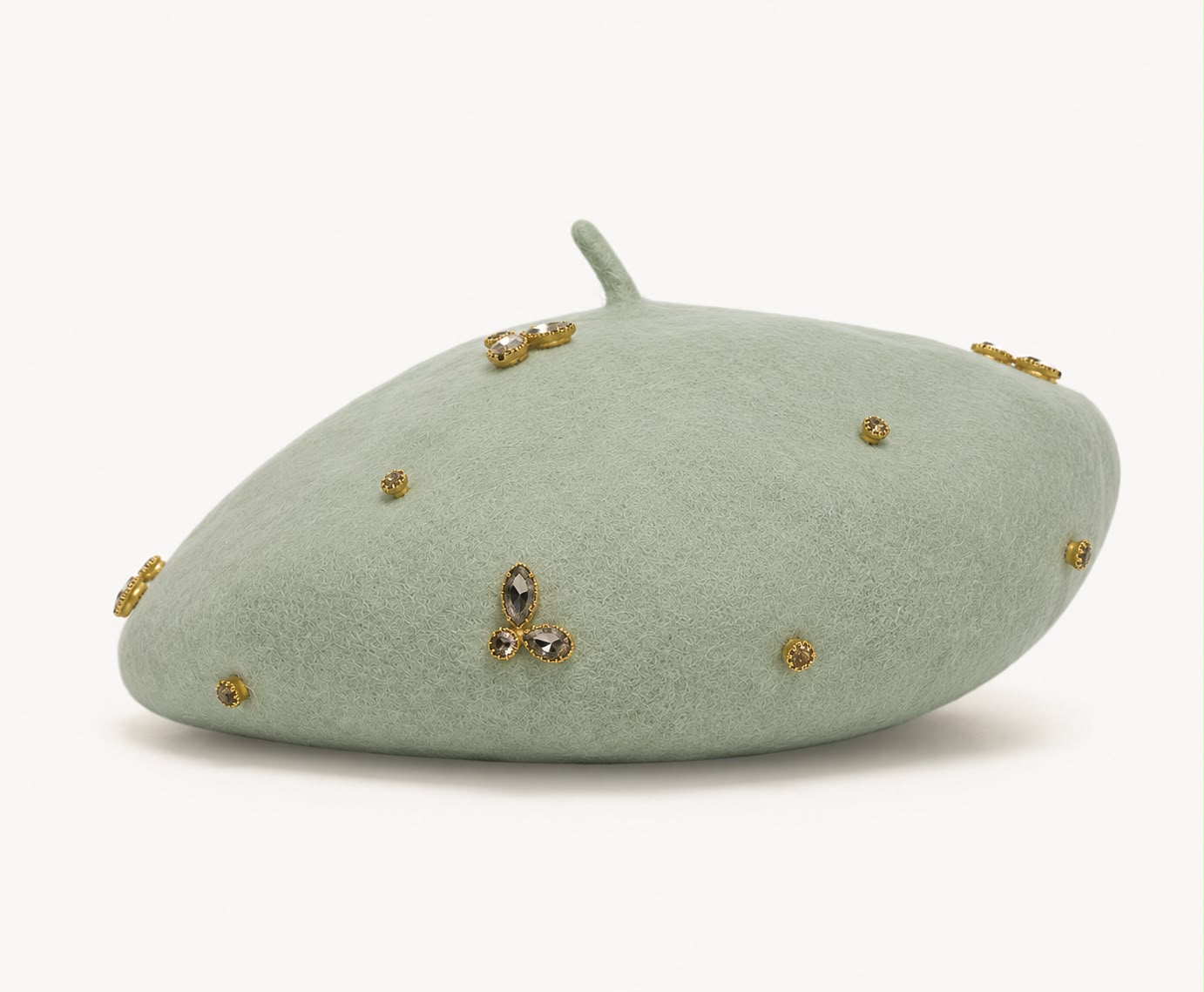 Béret Laine Femme Vert | Abeille Royale