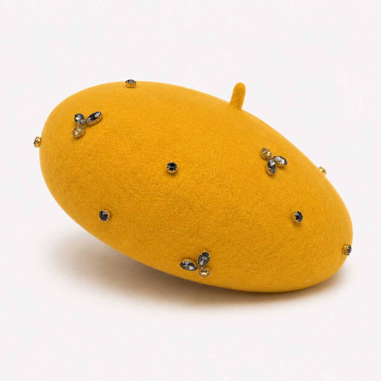 Béret Laine Femme Jaune | Abeille Royale
