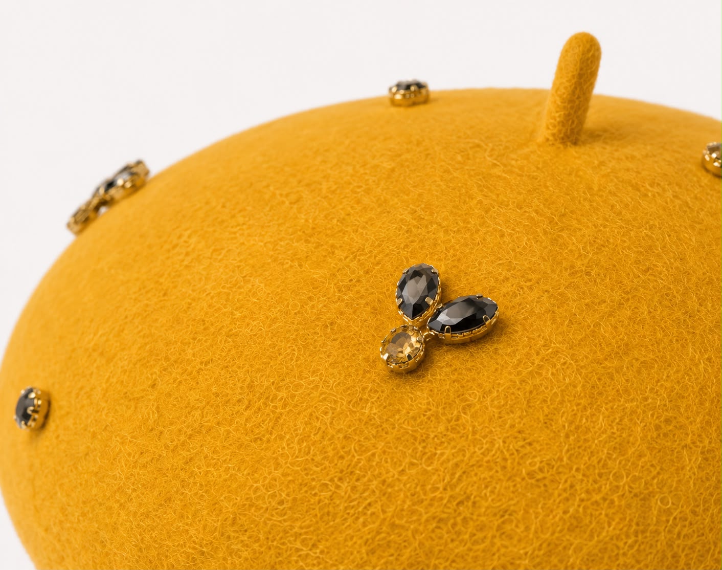 Béret Laine Femme Jaune | Abeille Royale