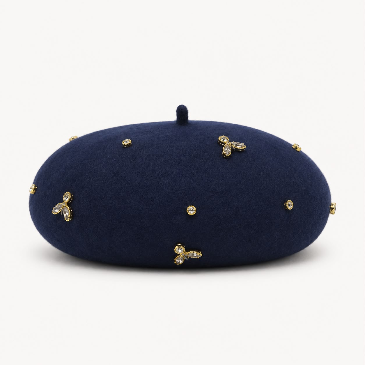Béret Laine Femme Bleu Marine | Abeille Royale