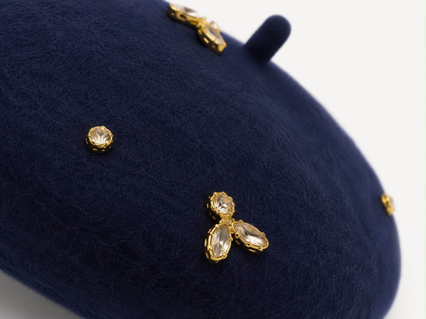 Béret Laine Femme Bleu Marine | Abeille Royale