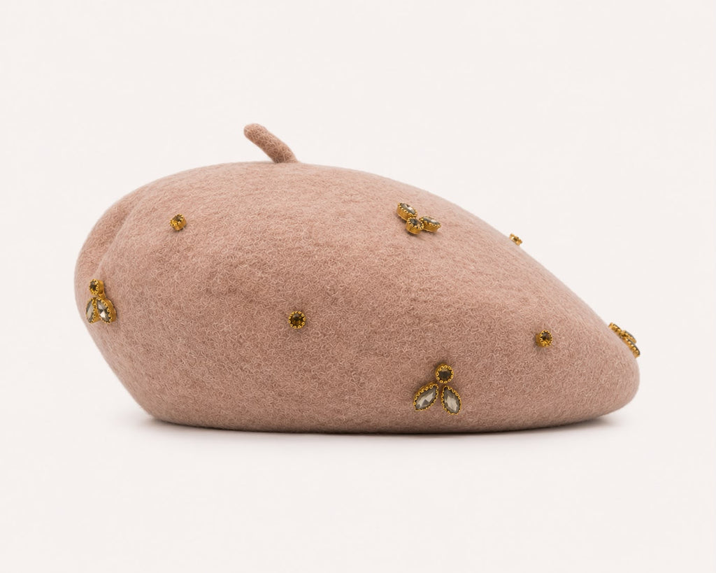 Béret Laine Femme Moka | Abeille Royale