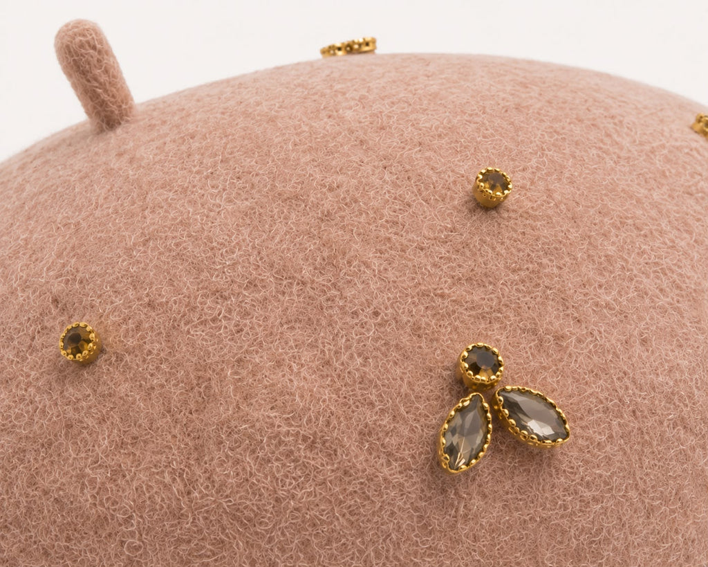 Béret Laine Femme Moka | Abeille Royale