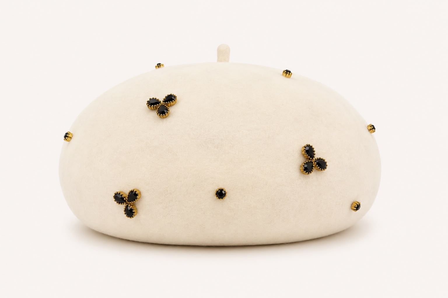 Béret Laine Femme Blanc | Abeille Royale
