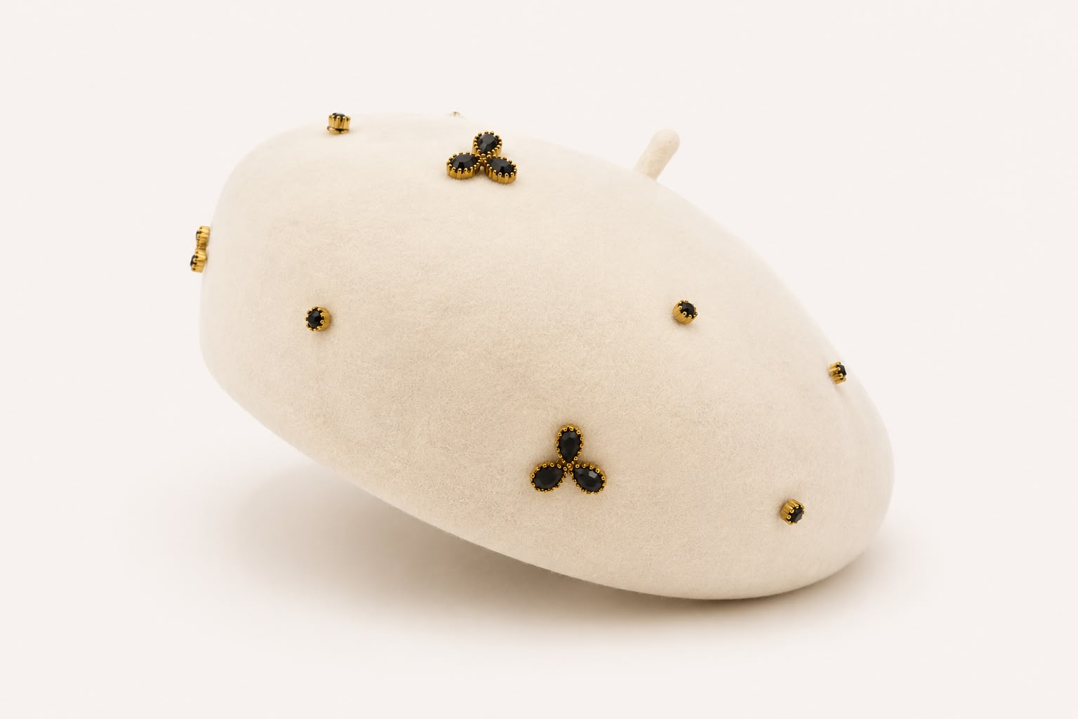 Béret Laine Femme Blanc | Abeille Royale