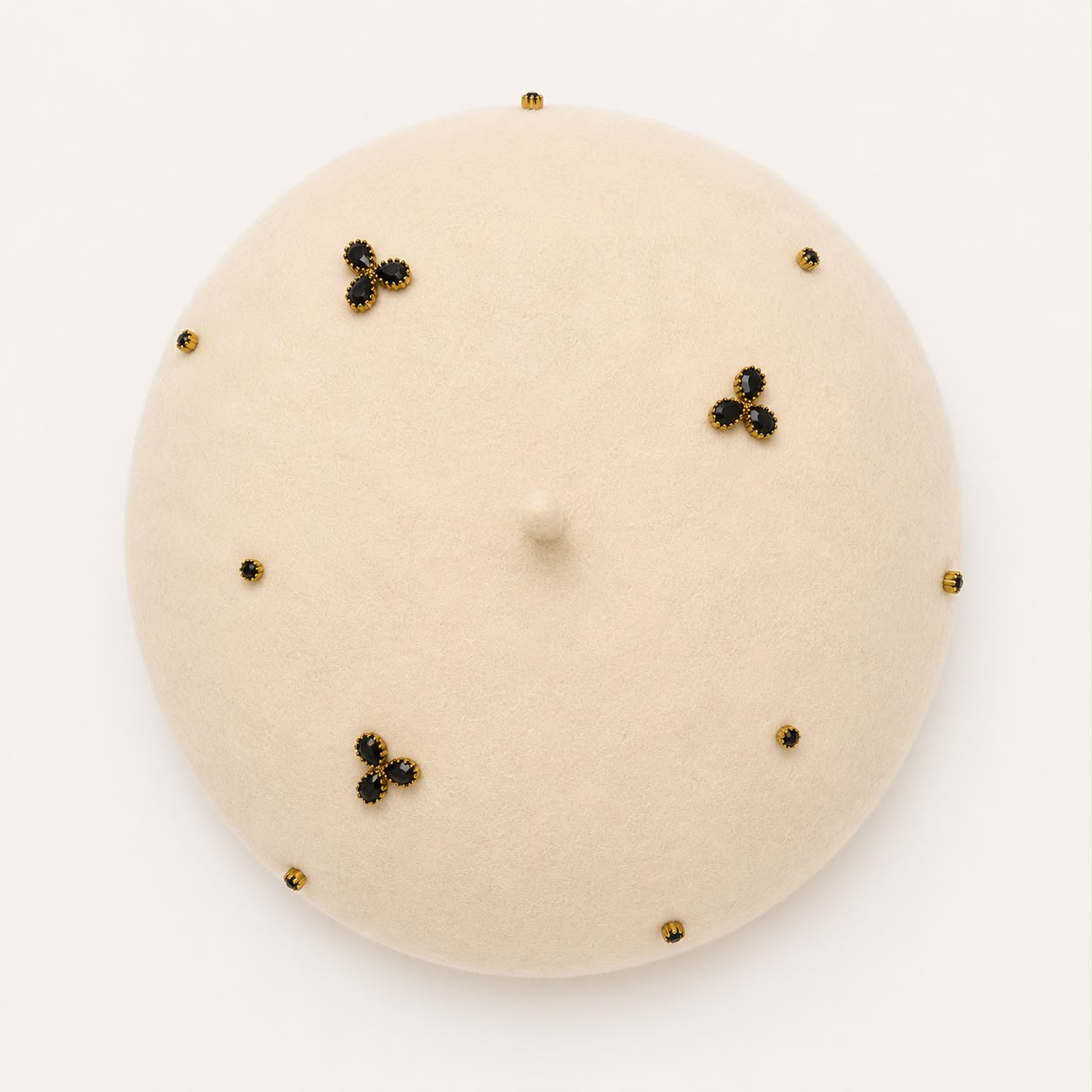 Béret Laine Femme Blanc | Abeille Royale