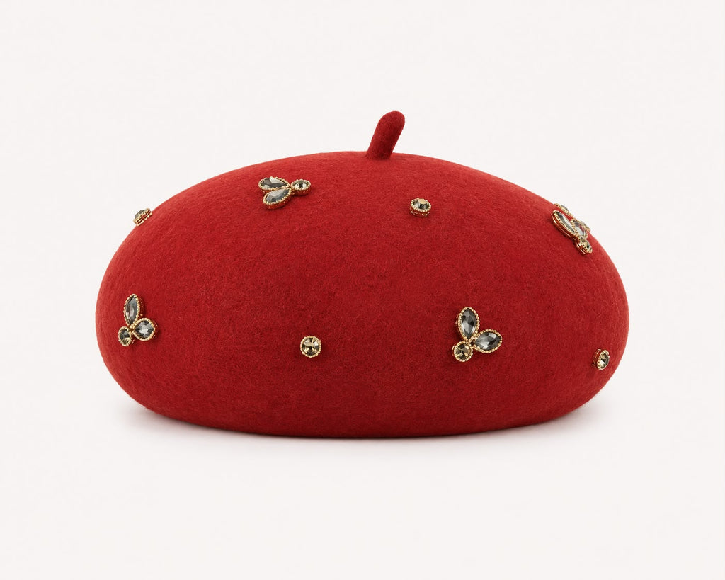 Béret Laine Femme Rouille | Abeille Royale