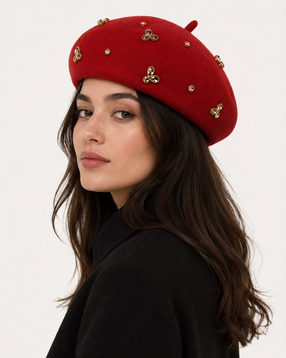 Béret Laine Femme Rouille | Abeille Royale