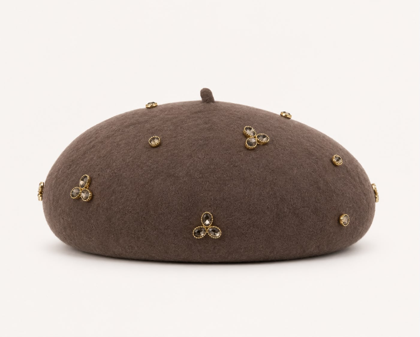 Béret Laine Femme Marron | Abeille Royale