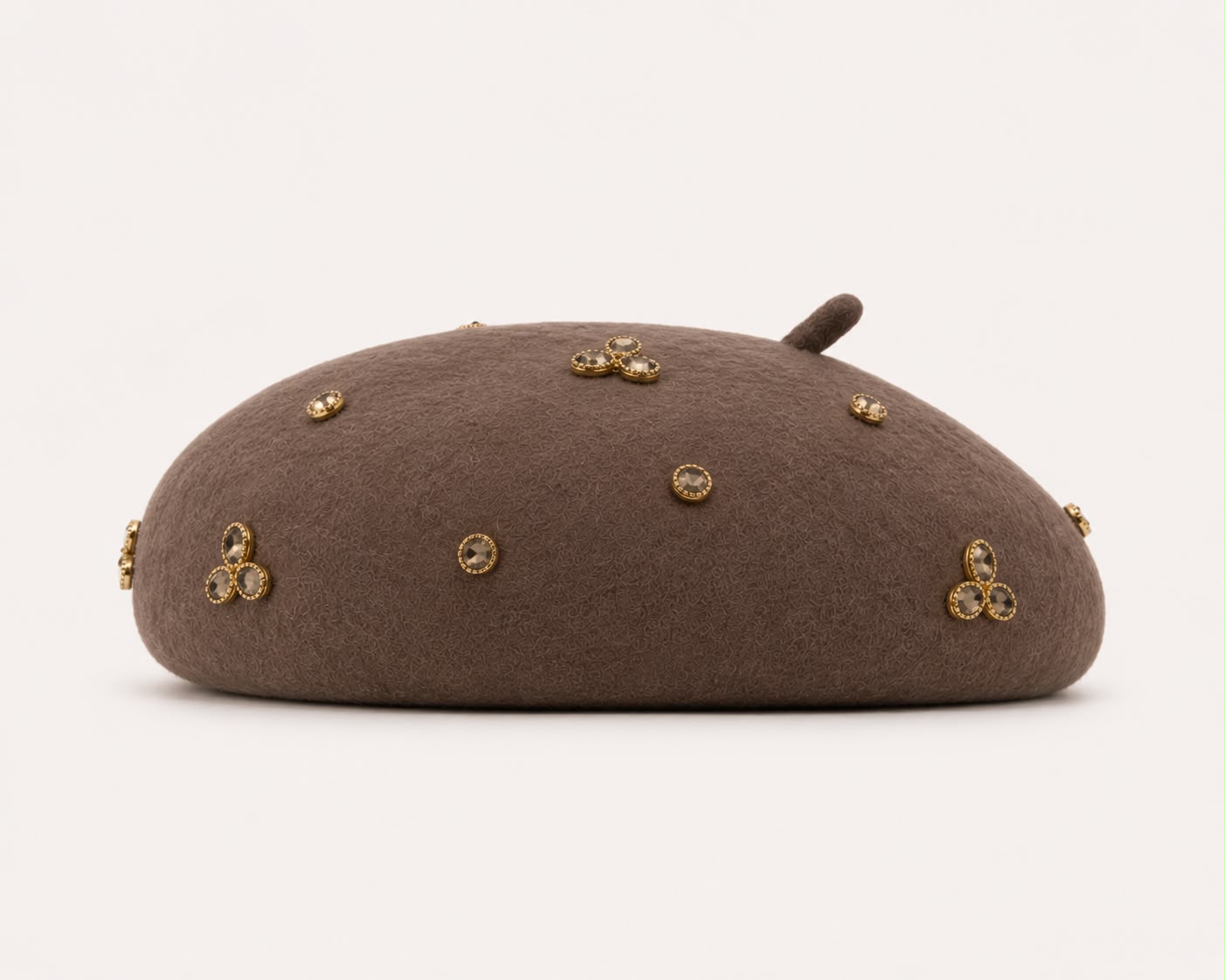 Béret Laine Femme Marron | Abeille Royale