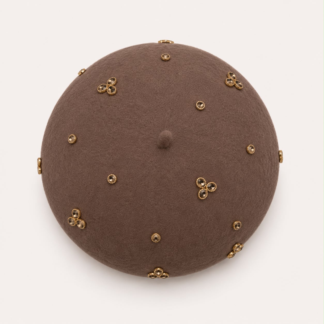 Béret Laine Femme Marron | Abeille Royale