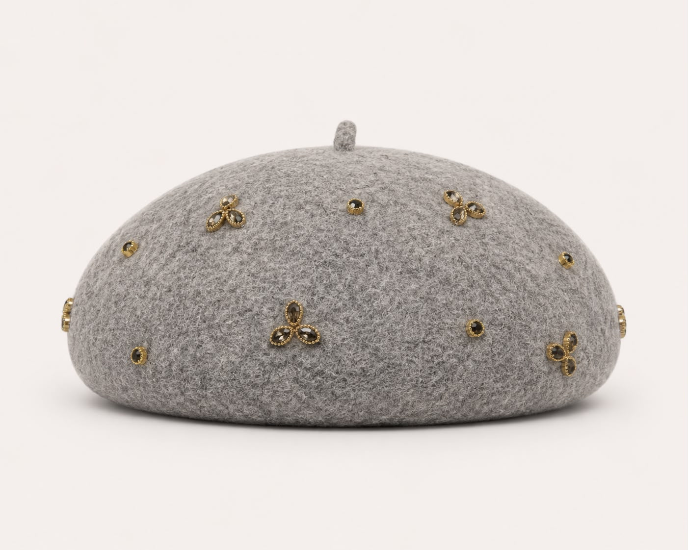 Béret Laine Femme Gris | Abeille Royale