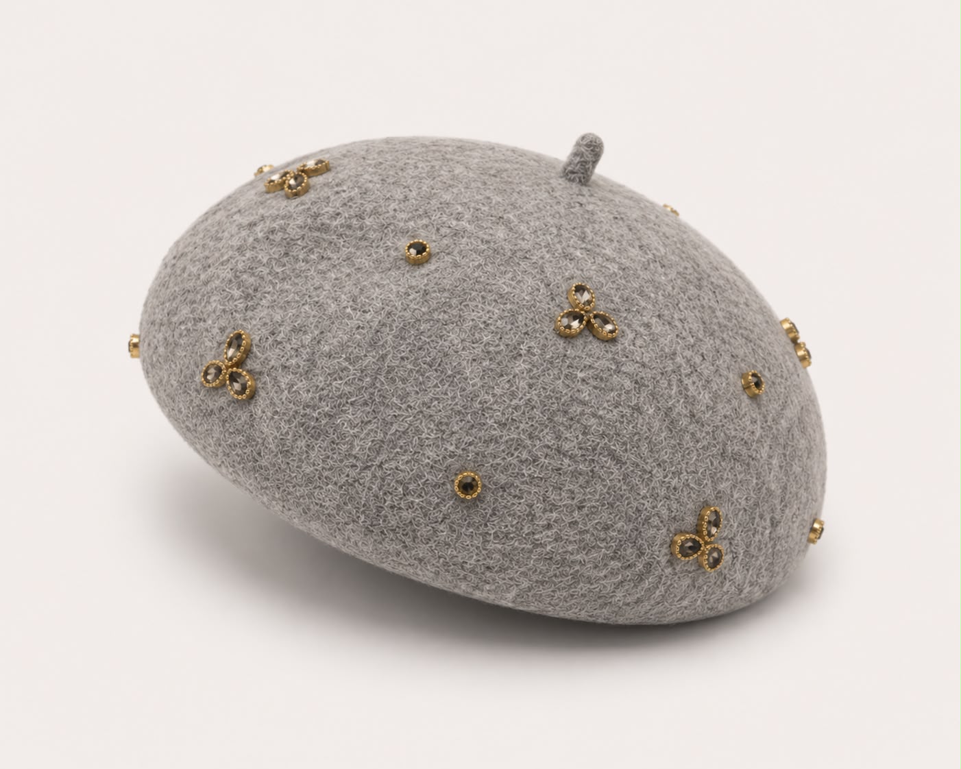 Béret Laine Femme Gris | Abeille Royale