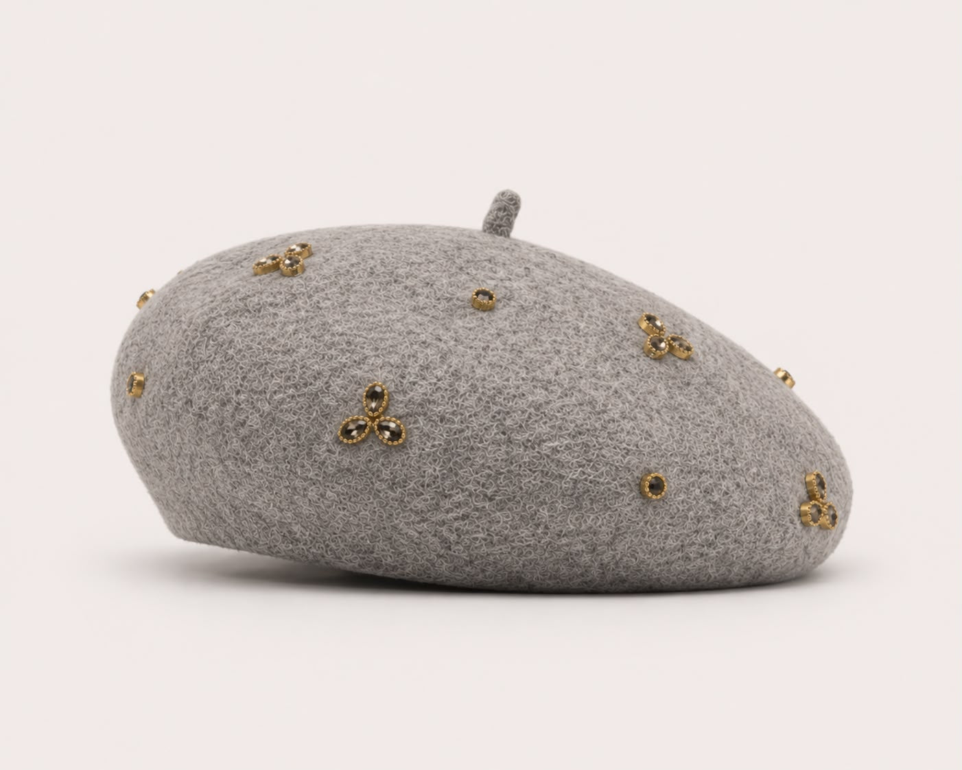 Béret Laine Femme Gris | Abeille Royale