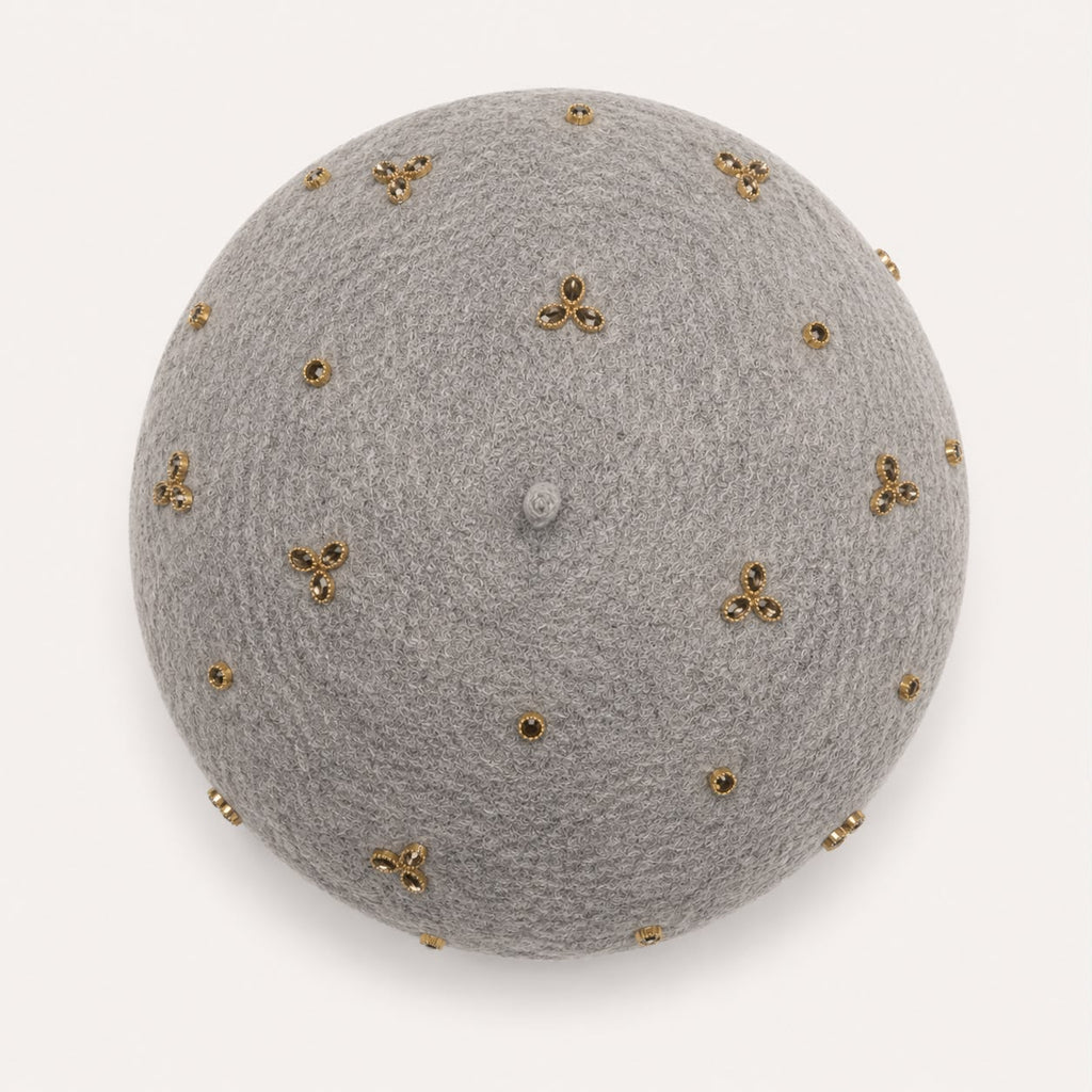 Béret Laine Femme Gris | Abeille Royale