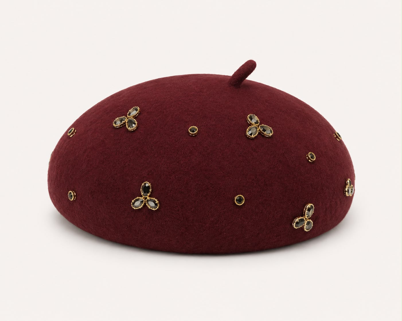 Béret Laine Femme Bordeaux | Abeille Royale