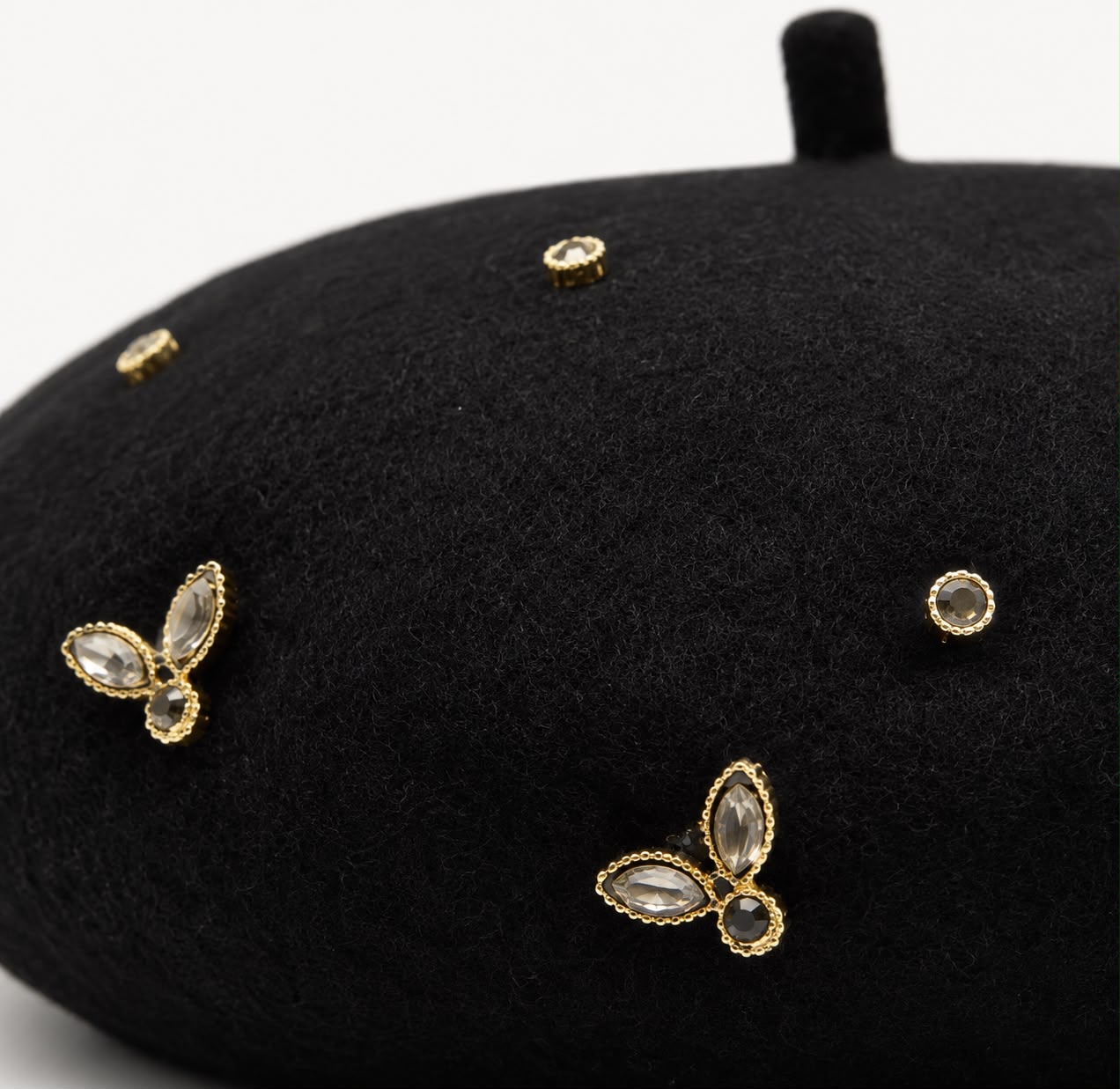 Béret Laine Femme Noir | Abeille Royale