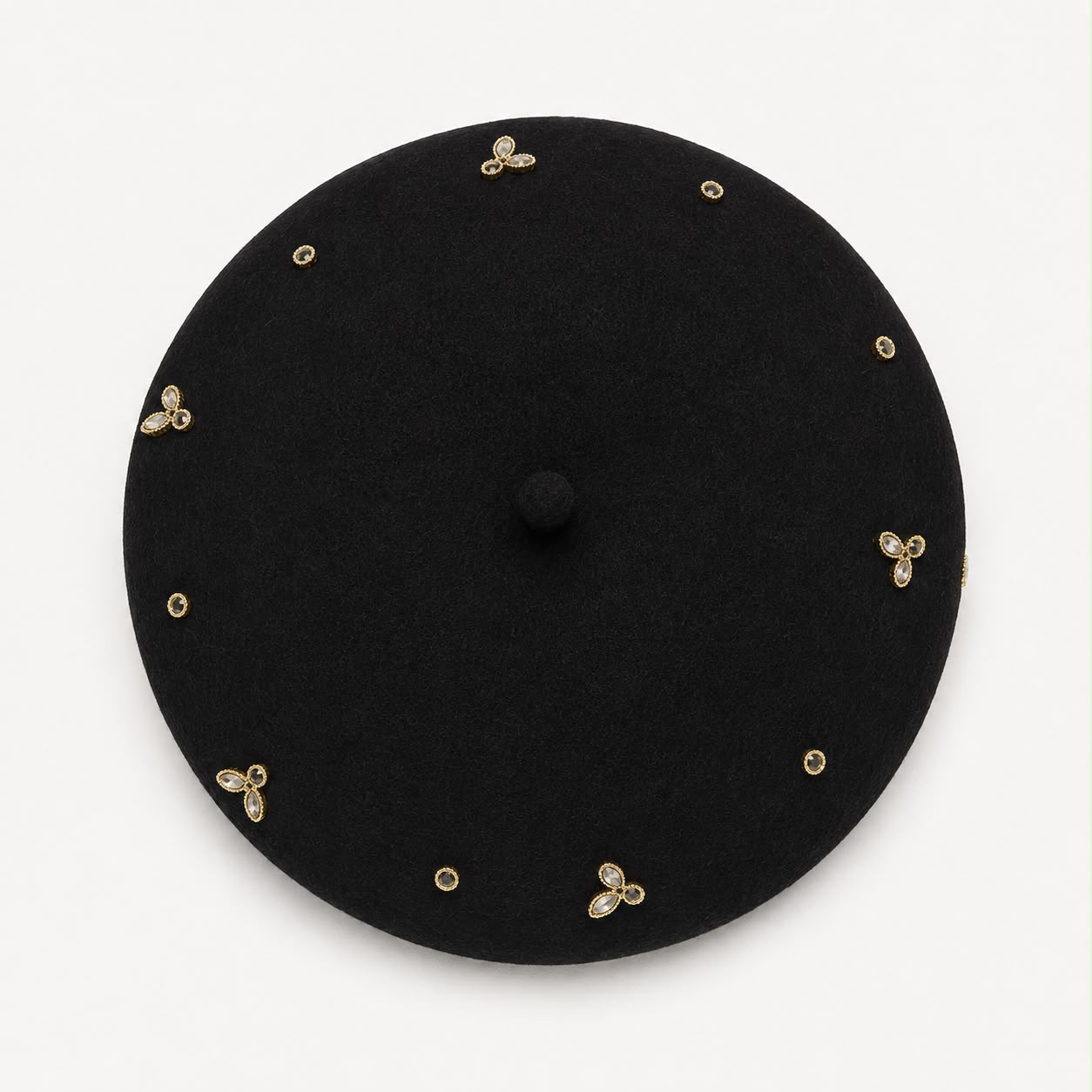 Béret Laine Femme Noir | Abeille Royale