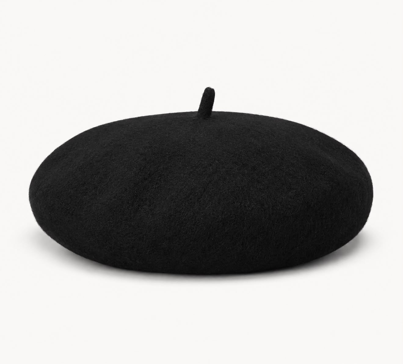 Béret Laine Femme Noir