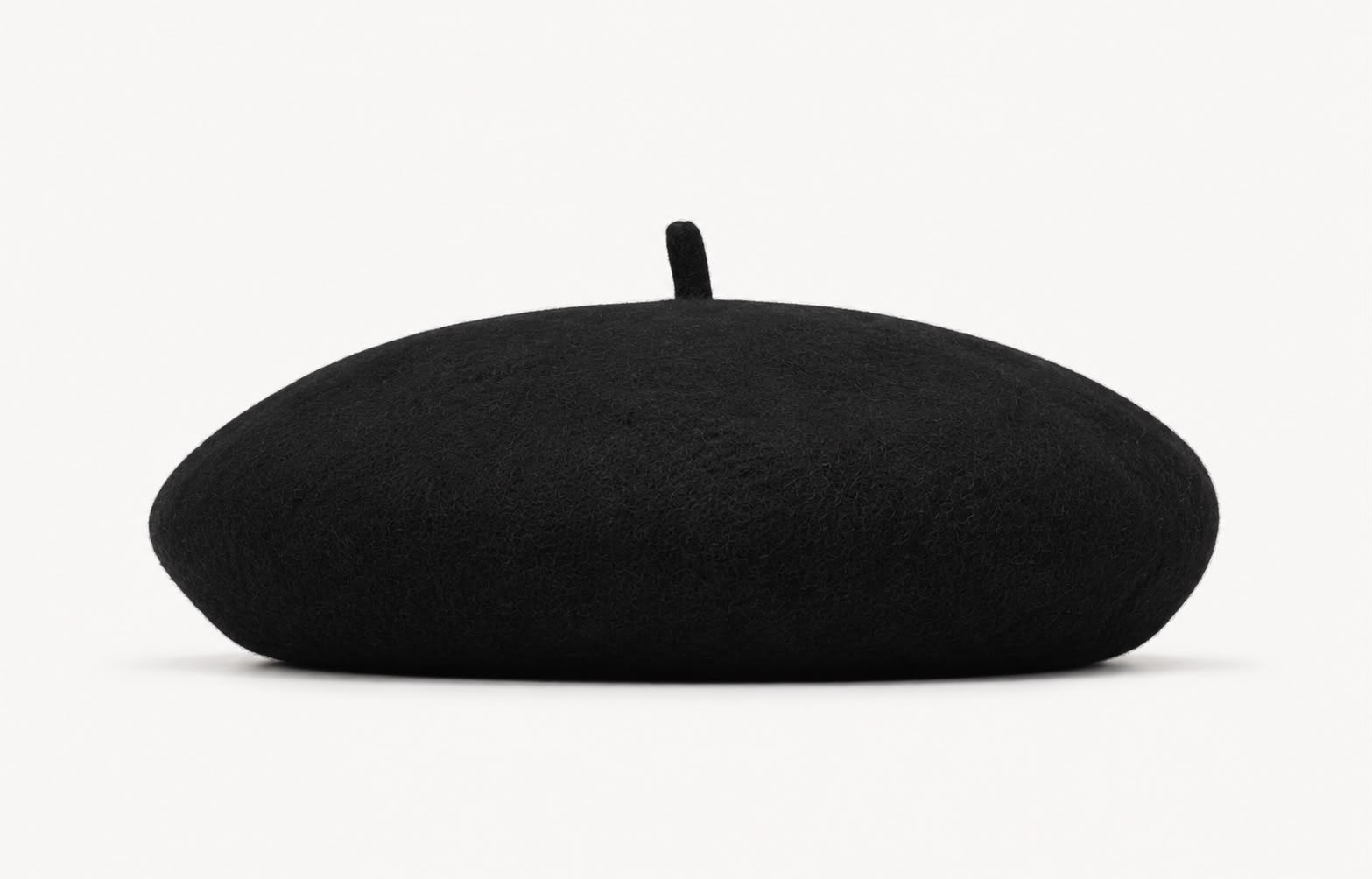 Béret Laine Femme Noir
