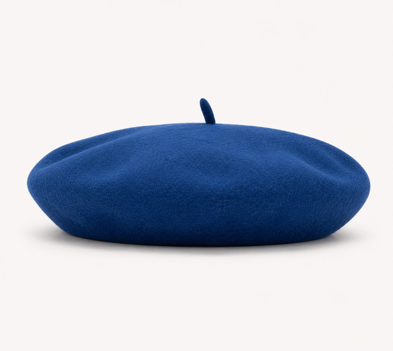 Béret Laine Femme Bleu Profond