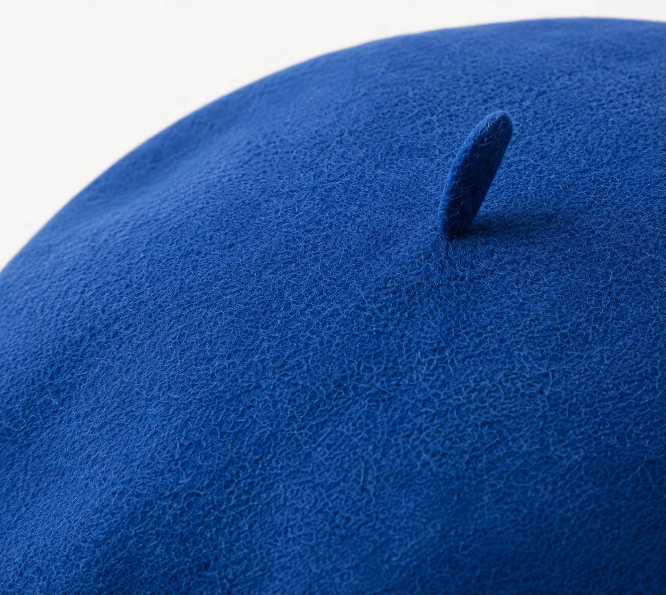 Béret Laine Femme Bleu Profond
