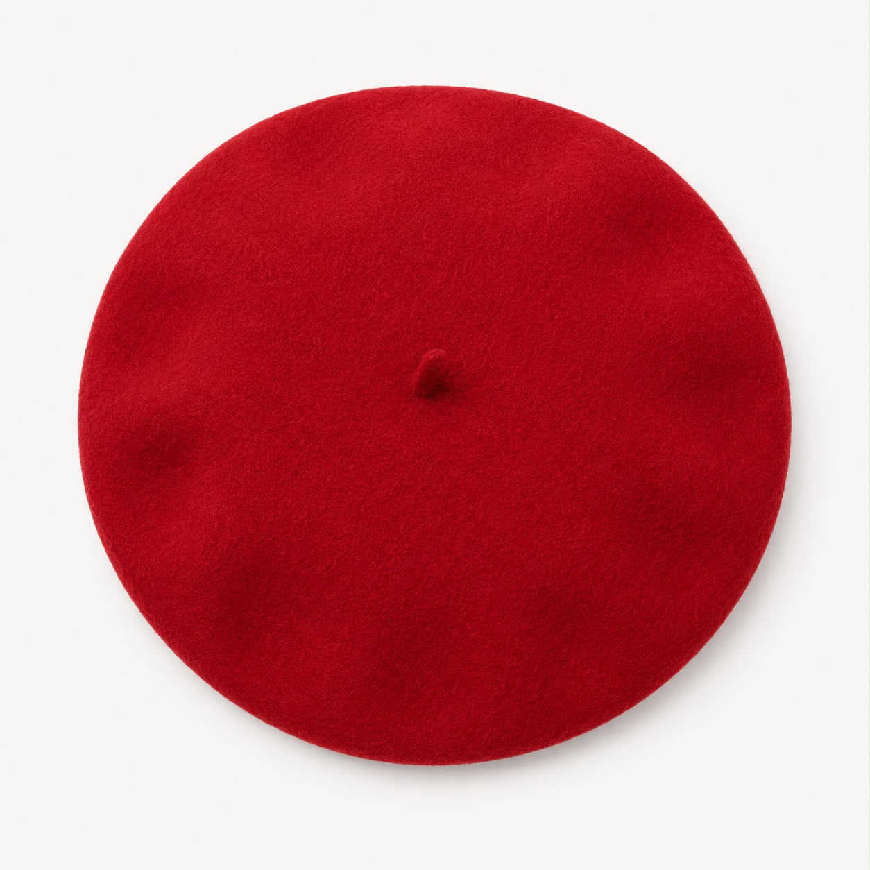 Béret Laine Femme Rouge