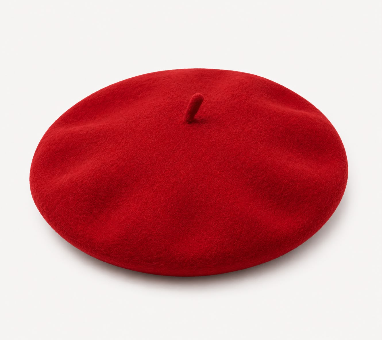 Béret Laine Femme Rouge