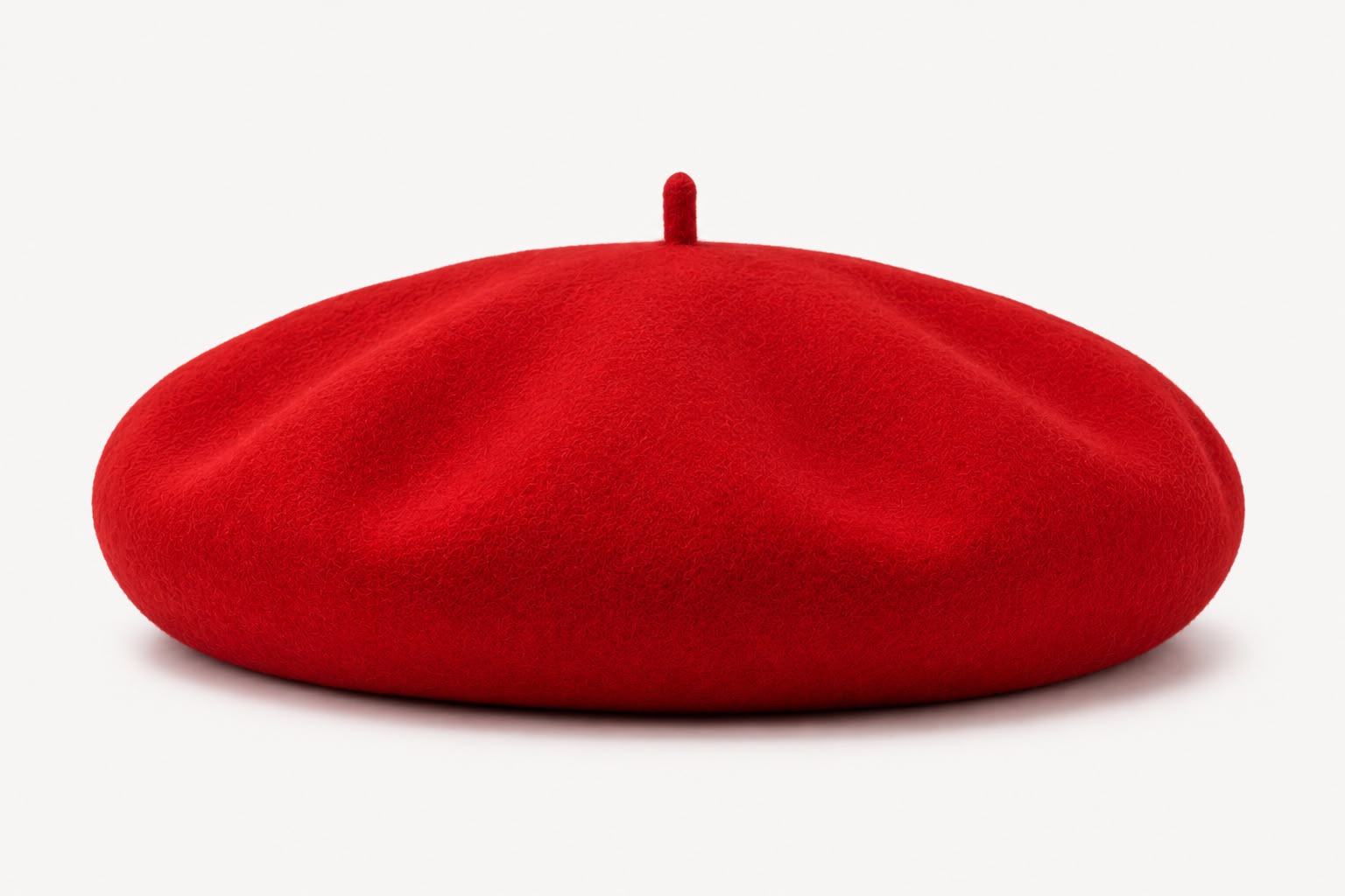 Béret Laine Femme Rouge